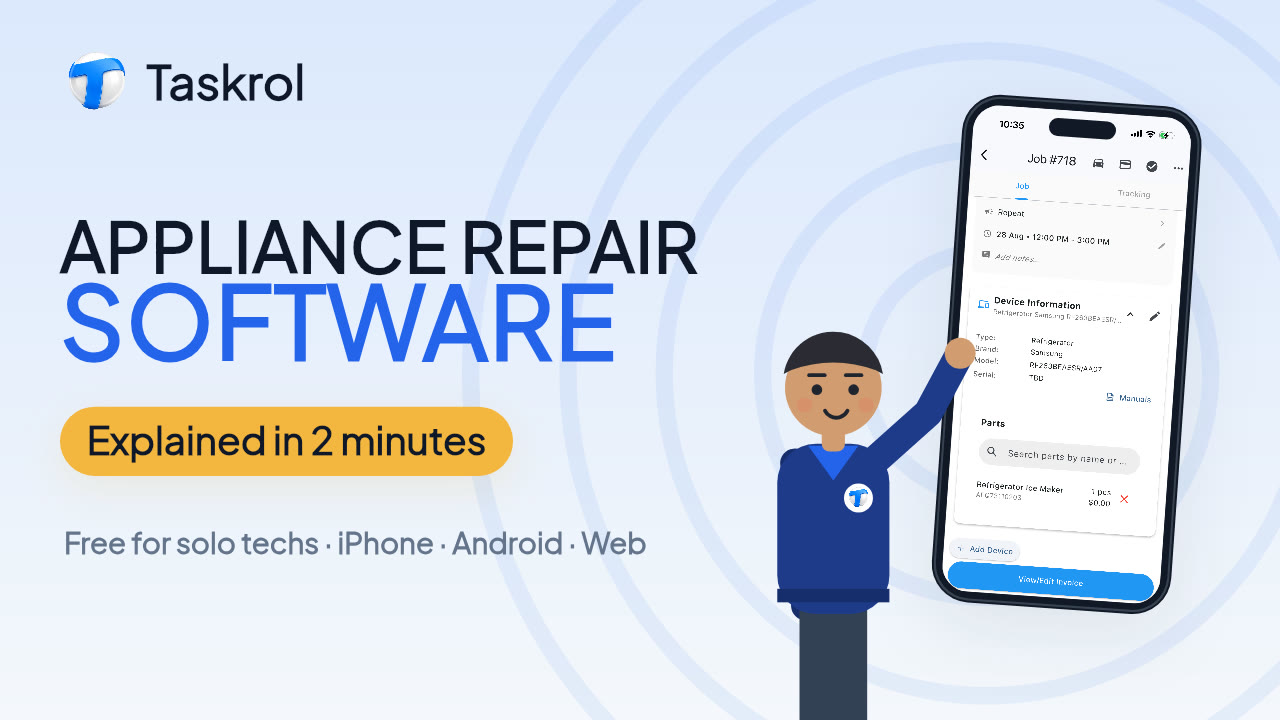 Appliance Repair Software, Explained in 2 Minutes
